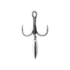 VMC Bladed Hybrid Treble Short Hook - Black