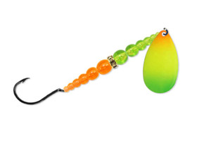 Mack's Lure Wedding Ring Super Spinner - Rainbow/Chartreuse/Fire Orange