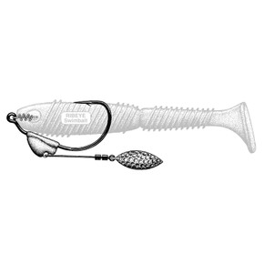 Owner Hooks Silver WillowLeaf Flashy Swimmer