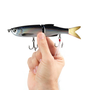 Savage Gear 3D Swimmer Joint Glide Baits - Dirty Silver Flash