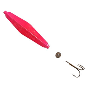 Buzz Bomb Hand Crafted Tackle Lure - Hot Pink - 1-1/2"