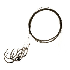 Eagle Claw Lazer Sharp Steelhead Octopus Snelled Hook