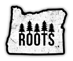 Oregon Roots State Sticker