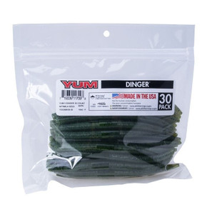 Yum Dinger Fishing Lure - 5" - 30 pk