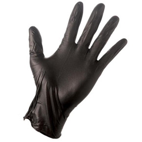 Grease Monkey Disposable Black Nitrile Gloves - Large - 100 Ct