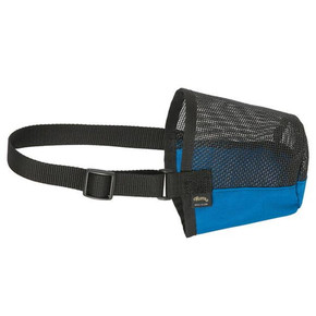 Weaver Leather Deluxe Adjustable Goat/sheep Muzzle - Blue