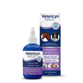 Vetericyn Plus All Animal Ophthalmic Gel Hydrogel Drops - 3 oz