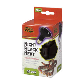 Zilla Night Black Light Incandescent Spot Bulb For Reptiles - 50 W