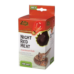 Zilla Night Red Heat Incandescent Bulb For Reptiles - 150 W