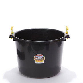 Little Giant Polyethylene Plastic Muck Tub - 40 qt - Black
