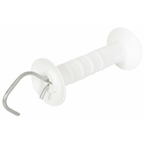 Gallagher Small Gate Handle - White Gallagher Small Gate Handle - White