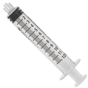 Ideal Instruments Standard Disposable Syringe With Luer Lock - 12 Cc