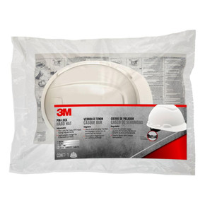 3m Non-vented Hard Hat With Pinlock Adjustment - White