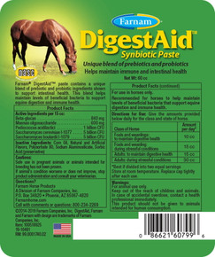 Farnam Digestaid Synbiotic Paste - 60 cc Farnam Digestaid Synbiotic Paste - 60 cc