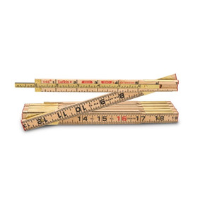 Lufkin Red End Extension Wood Rule - 6' Lufkin Red End Extension Wood Rule - 6'