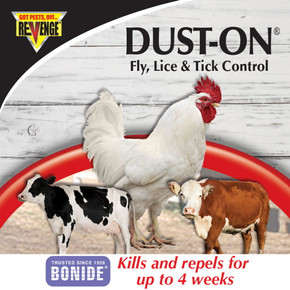Revenge Dust On Fly & Lice Control Dust - 4 Lb