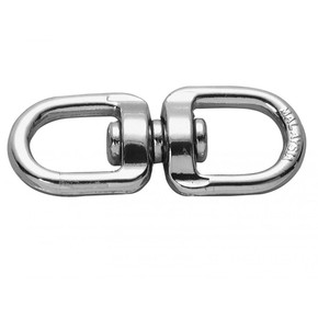 Campbell Nickel Plated Double End Round Eye Swivel - 1"