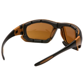 Carhartt Carthage Sandstone Bronze Anti-fog Lens With Black/tan Frame Safety Glasses