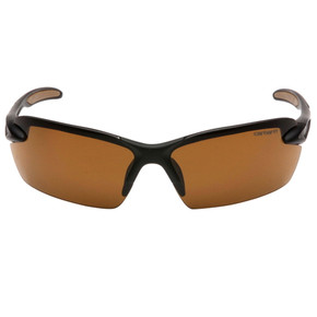 Carhartt Spokane Sandstone Bronze Lens With Black Frame Safety Glasses