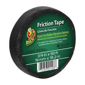 Duck Black Friction Tape - 3/4" X 60'