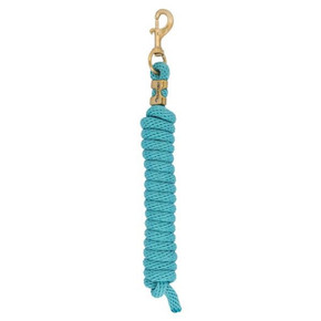 Weaver Leather 10' Brass Snap Poly Lead Rope - Turquois