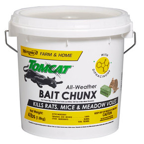 Tomcat All Weather Bait Chunx Pail - 4 Lb