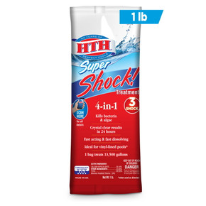 Hth 4-in-1 Super Shock Treatment - 1 Lb