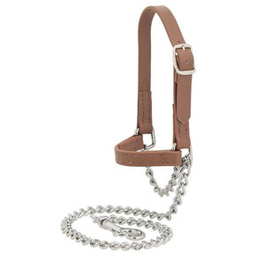 Weaver Leather Russet Brown Brahma Webb Goat Halter - Large