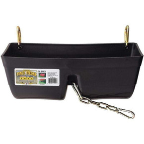 Little Giant Balck Fence Feeder With Clips - 16"