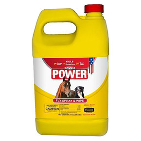 Durvet Power Fly Spray & Wipe for Horse - 1 gal