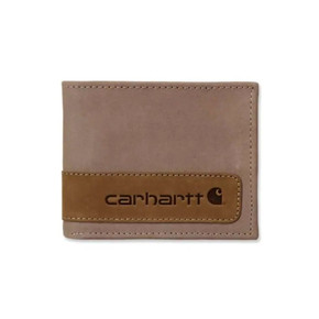 Carhartt Men's Leather Two Tone Passcase Wallet - Brown