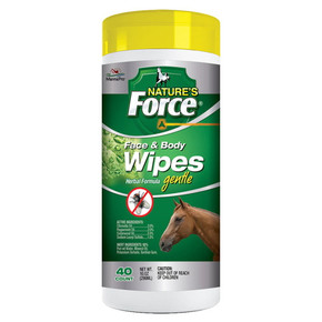 Manna Pro Nature's Force Horse Face/body Wipes - 40 ct