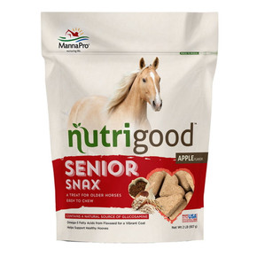 Manna Pro Nutrigood Senior Snax Horse Treats - 2 lb