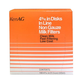 KenAG Non Gauze Milk Filter Disks - 4-9/16" KenAG Non Gauze Milk Filter Disks - 4-9/16"