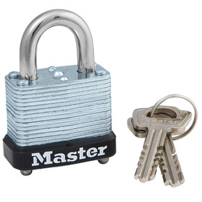 Master Lock Wide Laminated Steel Warded Padlock - 1-1/18" Master Lock Wide Laminated Steel Warded Padlock - 1-1/18"