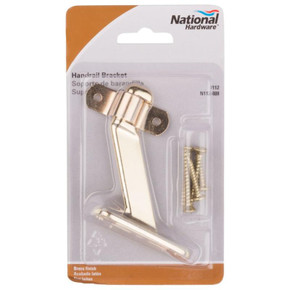 National Hardware Brass Handrail Bracket