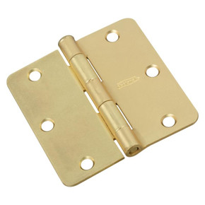 National Hardware Brass Door Hinge - 3-1/2"