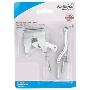 National Hardware 21 Automatic Gate Latch - Zinc