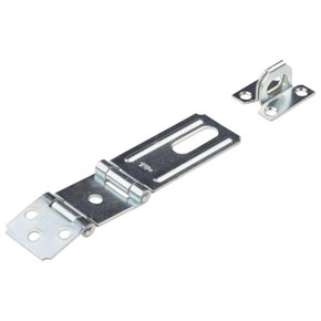 National Hardware Zinc Plated Double Hinge Safety Hasp - 3-1/4"