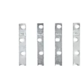 National Hardware Zinc Mending Plate - 4" X 5/8" - 4 pk