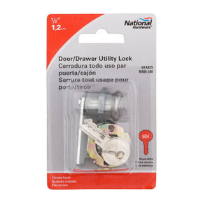 National Hardware Chrome Door/drawer Keyed Alike Utility Lock