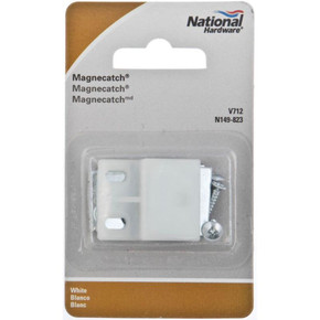 National Hardware Nylon Case Magnecatch - White
