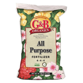 G&b Organics All Purpose Fertilizer - 50 Lb