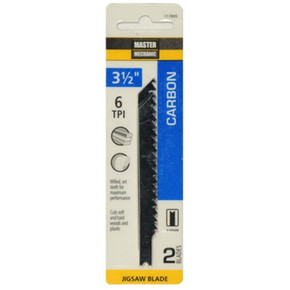 Master Mechanic 3-1/2" Carbon Jigsaw Blades - 2 Pcs Master Mechanic 3-1/2" Carbon Jigsaw Blades - 2 Pcs