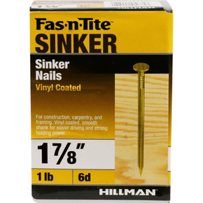 Hillman Fas-N-Tite Vinyl Coated Sinker Nail - Gold