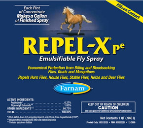 Farnam Repel-x Emulsifiable Fly Spray - 1 qt