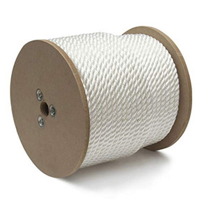 Mibro White Solid Braided Nylon Rope - 3/8" - Sold by the Foot Mibro White Solid Braided Nylon Rope - 3/8" - Sold by the Foot