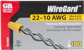 Gardner Bender Yellow #18-#10 Awg Wiregard Twist-on Wire Connectors - 100 pcs