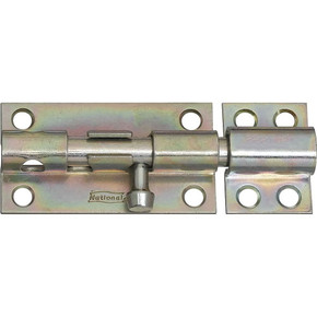 National Hardware Zinc Plated Heavy Barrel Bolt - 6"