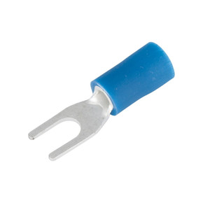 Gardner Bender Vinyl Insulated Spade Terminal - Blue - 100 pk